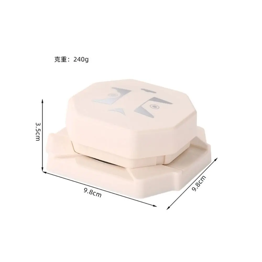 DIY 공예 4-in-1 스탬프 테두리 펀치 수제 노동 절약형 엠보싱 기계 엠보서 휴대용 스탬프 톱니형 펀처