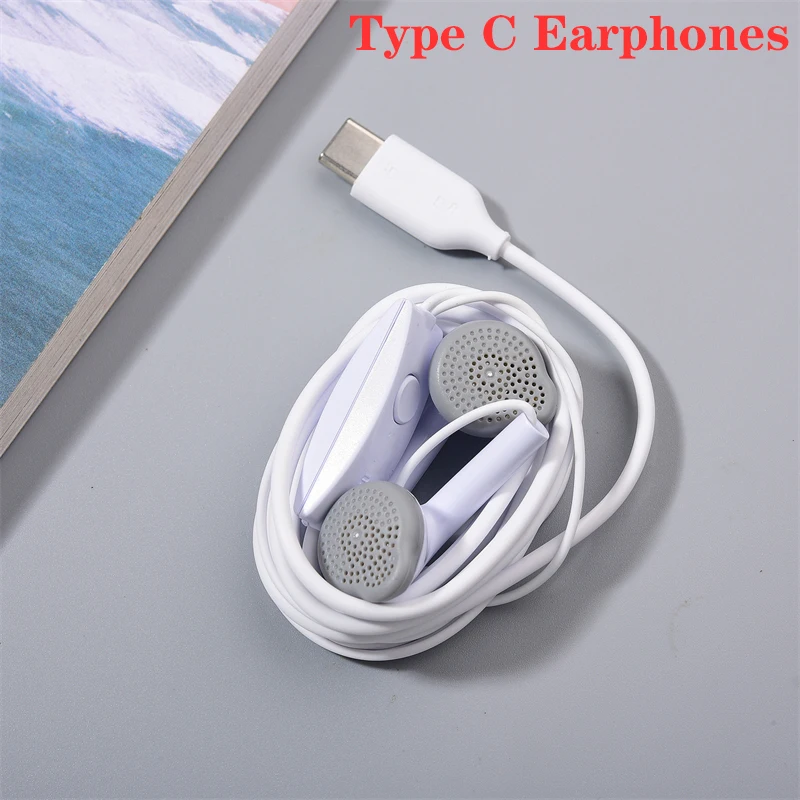 For Samsung Earphones S23 Ultra A54 A34 Headset Inear Type C With Mic