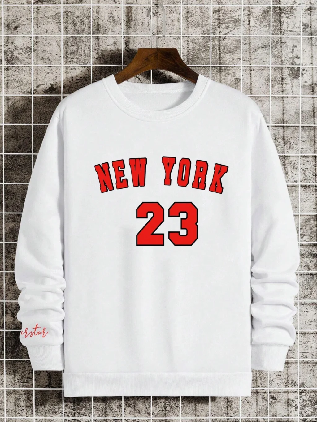 New York 23 Printing Sweatshirts Autumn Men Hoodies - Uniqwear