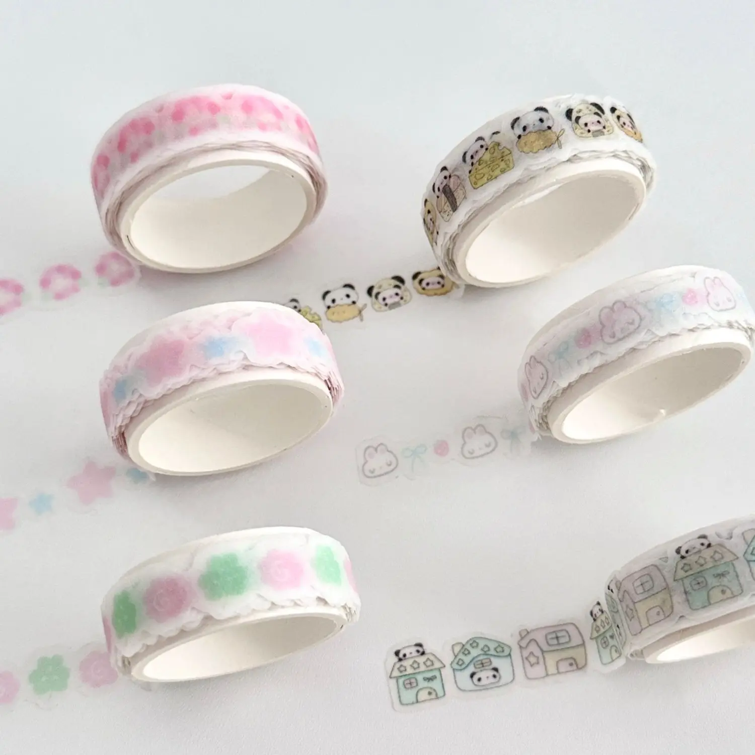 MINKYS Kawaii 3M Washi Masking Tape Scrapbooking Journal Decorative Adhesive Tape Hand Book Material Stationery 2