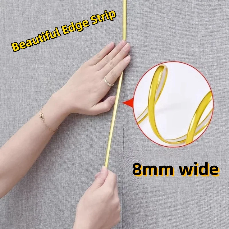 Self-adhesive Seam Wall Footing Gap Moldy Strip Waistline Border Strip Wallpaper Wall Covering Edge Strip Decorative Sticker
