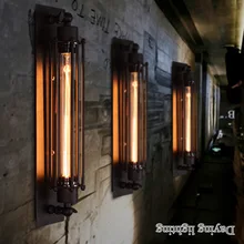 

Retro Classic Wall Lamp Black 8W Led Dining Bar Decoration Wall Light Bedroom Cafe Restaurant Wall Sconce Lamp Bedside Light
