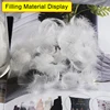 40x60 50x70 45x70cm 100% Cotton Goose Down Pillow Backrest Seat Sofa Chair Sitting Waist Footrest Bed Cushion Pad Pillow Filling 4