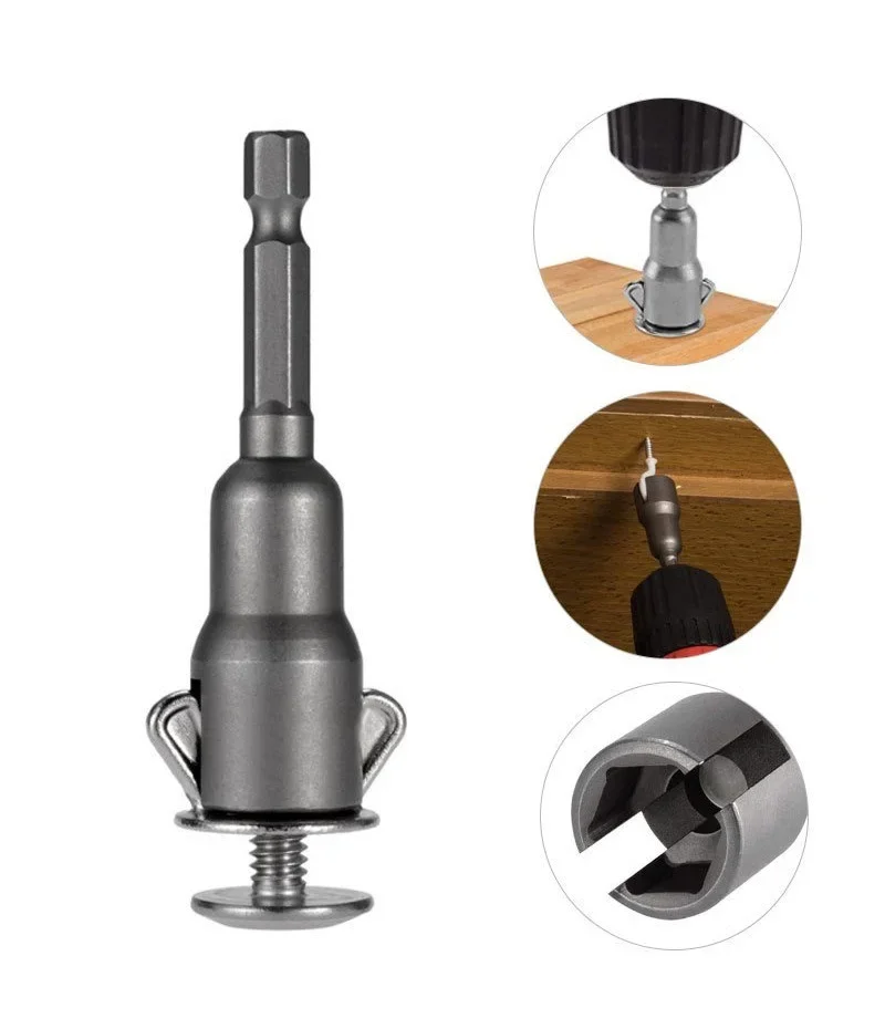 Butterfly Bolt Socket Wrench 6.35mm Hex Shank Socket Adapter Nut for Power Tool Slotted Electric Screwdriver Dropshipping