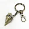 Anime Tengen Toppa Gurren Lagann Necklace Core Drill Pendant Keychain keyring Jewelry Cosplay Toy Birthday Women Men Gift 3