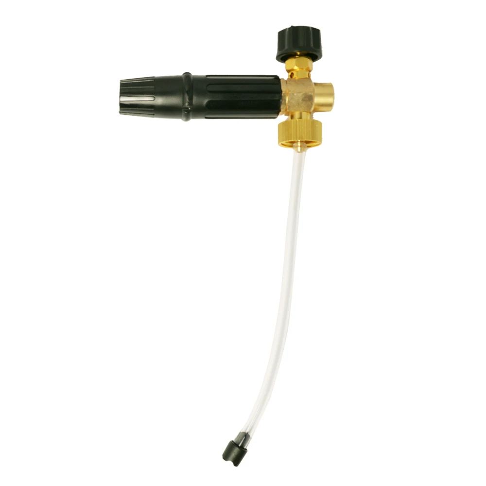 Snow Foam Lance Brass Body Pressure Washer Foam Nozzle Foam Generator