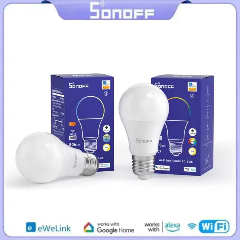 

Умная лампа SONOFF B05-BL-A60/A19 с поддержкой Wi-Fi