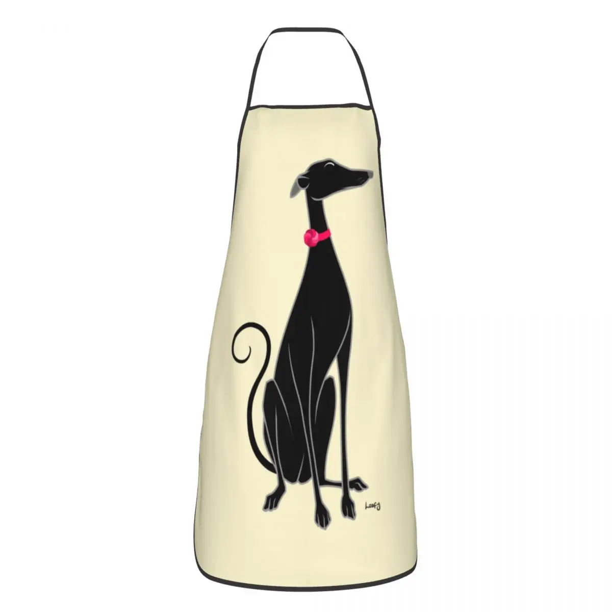 

Snooty Funny Apron Men Women Greyhound Whippet Dog Adult Unisex Kitchen Chef Bib Tablier Cuisine Cooking Baking Gardening