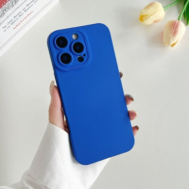 Silicone Shockproof Luxury Bumper Soft Phone Case with All-Inclusive Cover