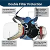18in1 7503 Respirator Mask Protective Mask Industry Painting Spray Dust Gas Mask With 3M 501 5N11 6001CN Chemcial Half face Mask 4