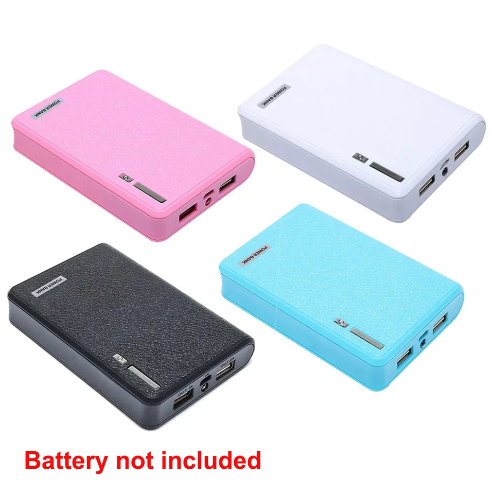 Custodia Power Bank Fai-Da-Te 4x18650 Senza Saldature - Guscio Di Ricarica Vuoto