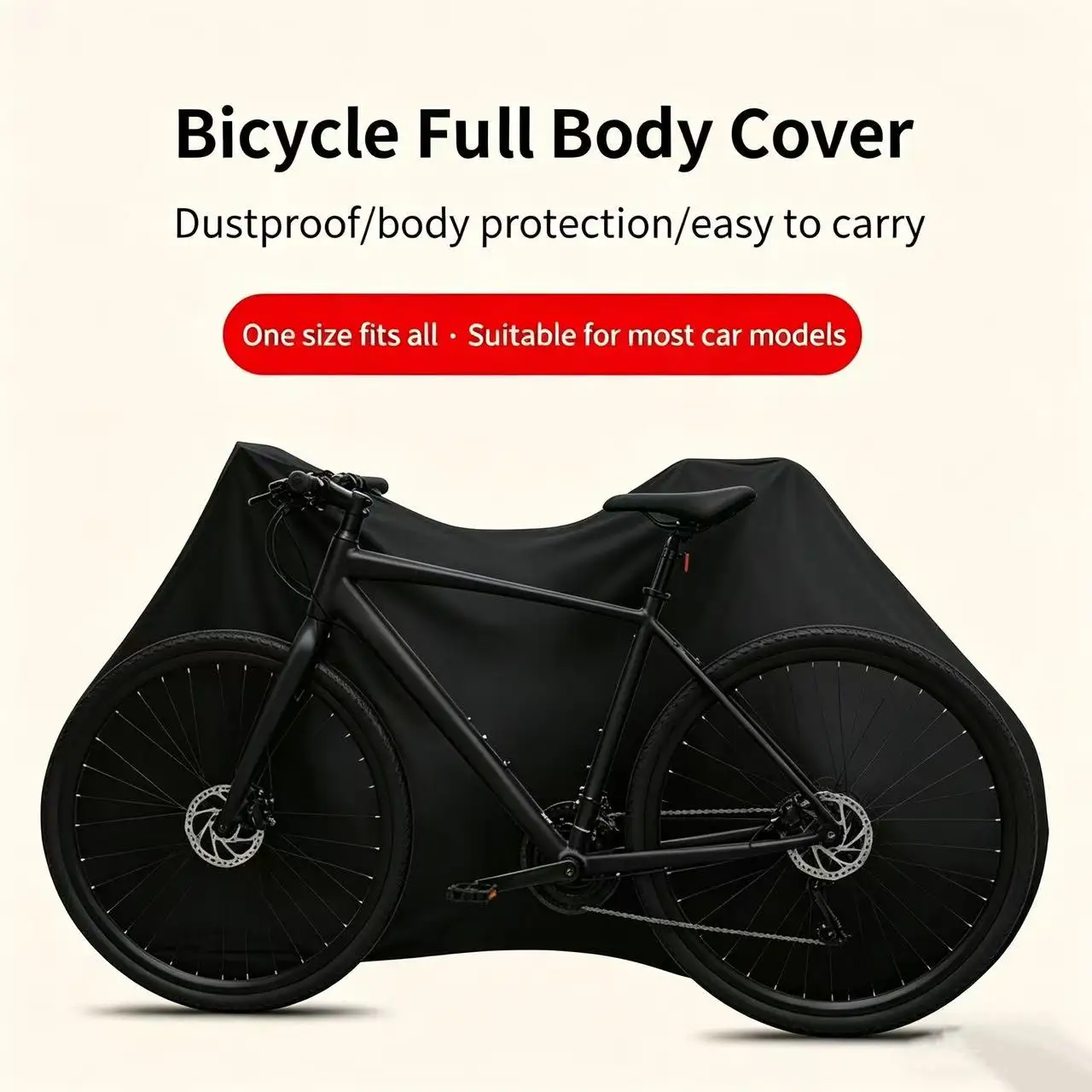 Durable Bicycle Protective Cover with Anti-Dust and Scratch-Resistant Design