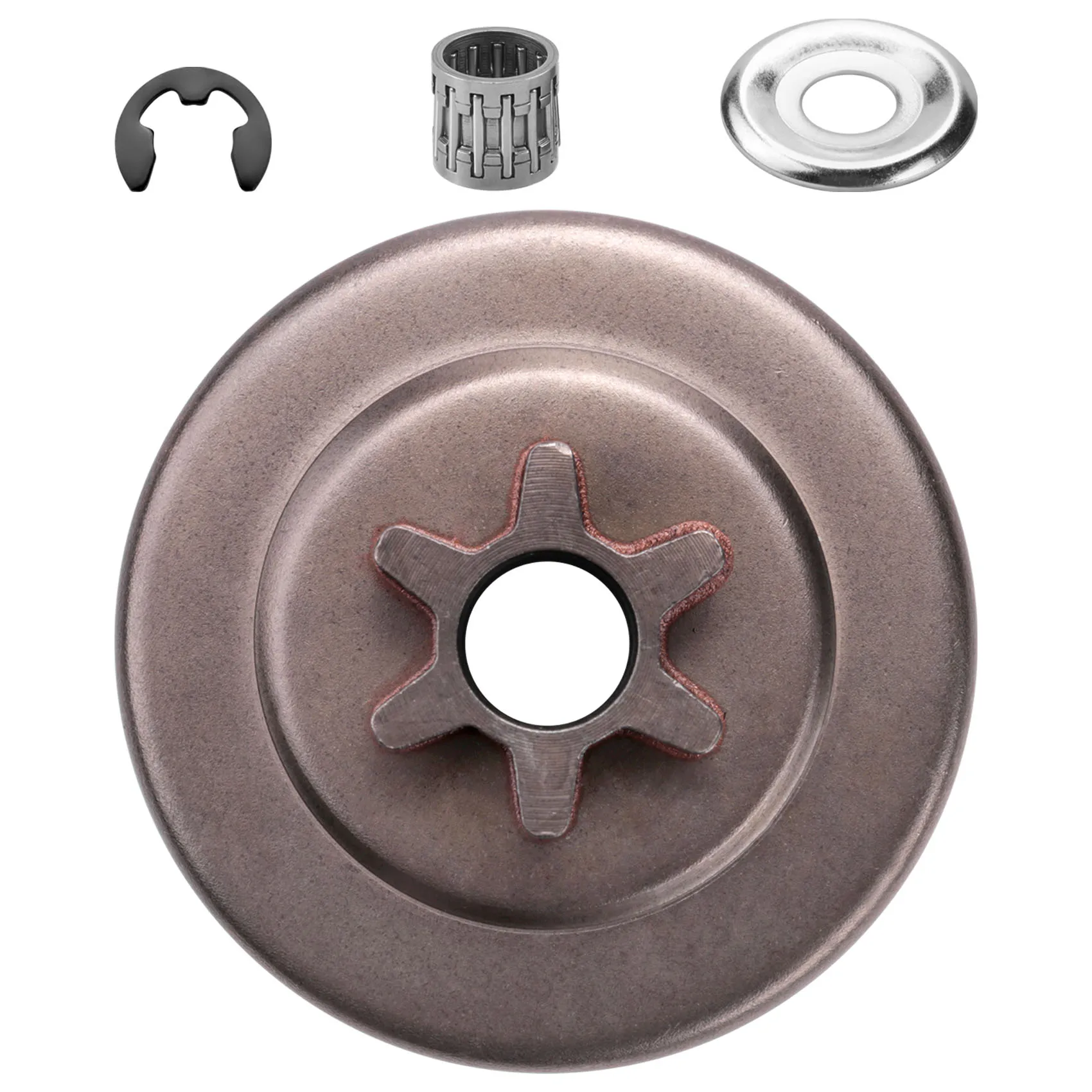 

3/8 6T Clutch Drum Sprocket Washer E-Clip Kit For Stihl Chainsaw 017 018 021 023 025 Ms170 Ms180 Ms210 Ms230 Ms250 1123