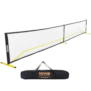 Portable Pickleball Net System, 22FT Regulation Size Net, Weather Resistant Steady Metal Frame & Strong PE Net, Outdoor Game 1