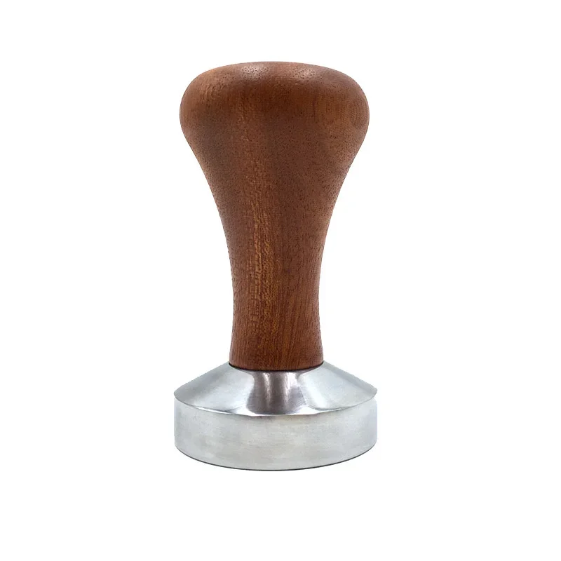Wood Handle Espresso Coffee Tamper and Distributor Tool