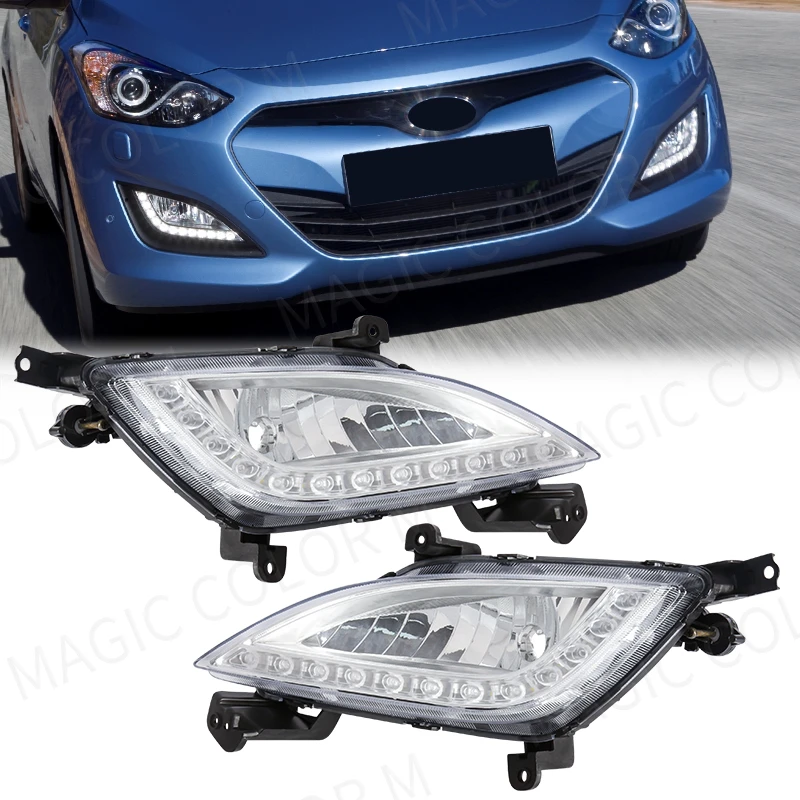 Left Driver Side Fog Light Cover For 2013-2016 Ford C-Max - With Hole - Direct Replacement DM5Z-17B814B