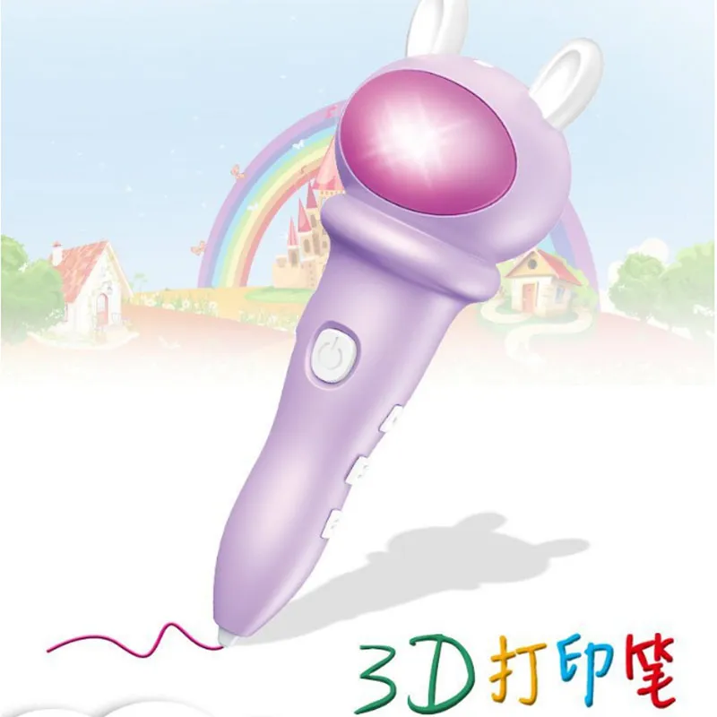 Luxmoc Low Temperature 3D Printing Pen Three-Dimensional Graffiti Painting Pen DIY Toys Creative Craft Model 3D Drawing