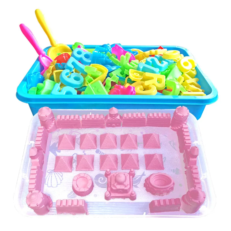Slow-moving Sand Montessori Magic Water Slime Plasticine Clay Kit Dynamic Cloud Play for Kids 3-5-7-10 Years Children's Games 2
