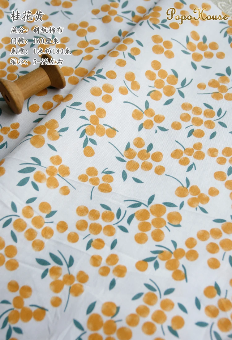 160 x 50 cm Blumen-Cartoon-süßer Twill-Baumwollstoff, für Kinderkleidung, Bekleidungsstoff, handgefertigt, DIY-Patchwork-Nähtuch – Detail 21