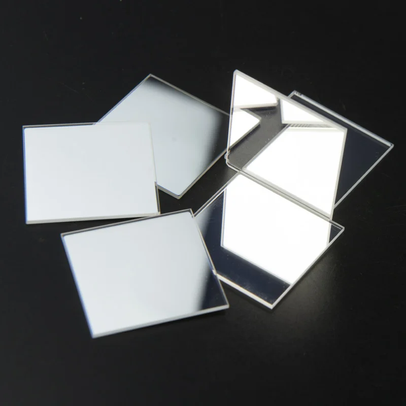 

4PCS 35x35mm Optical Front Surface Reflector Mirrors High Reflectivity First Surface Mirror Thickness 1.1mm