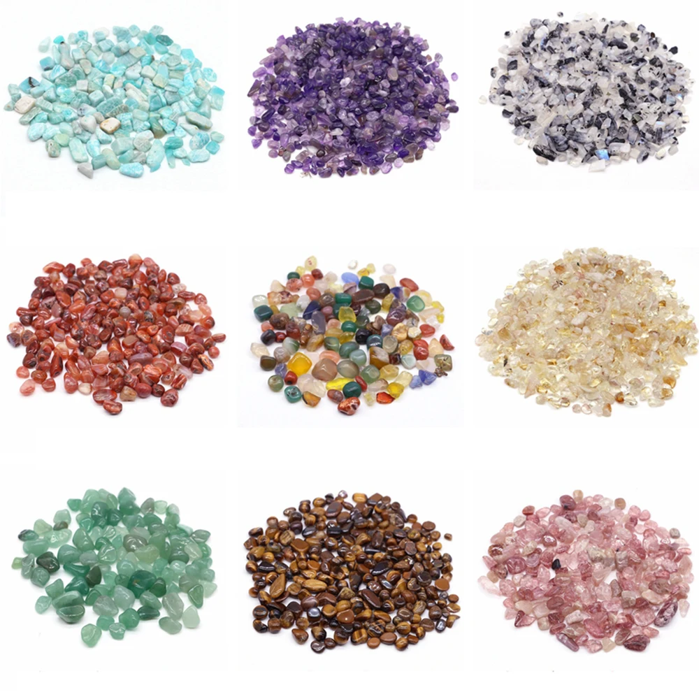 Colorful Natural Crystal Gravel for Home Decor and Healing Energy