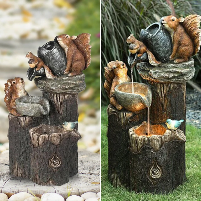 Retro Garden Statue Kids Shape Resin Exquisite Fountain Figurine Outdoor  Decoration Gardening Design Sculpture Delicate Crafts - AliExpress