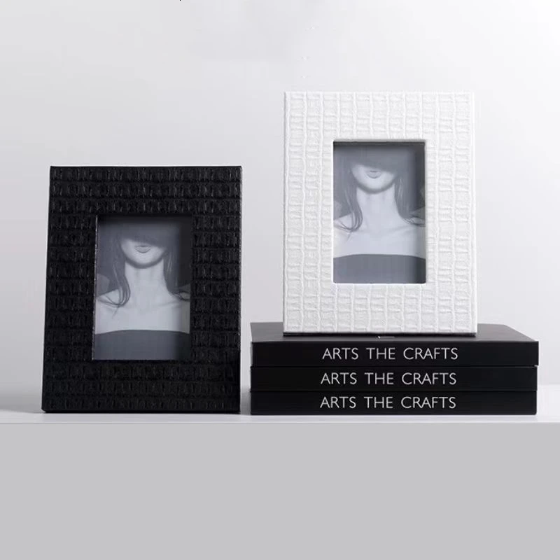 Modern Simple Creative Crocodile Skin Pattern Picture Frame Home Living Room Portico Model Room Decoration Tv Cabinet Decoration