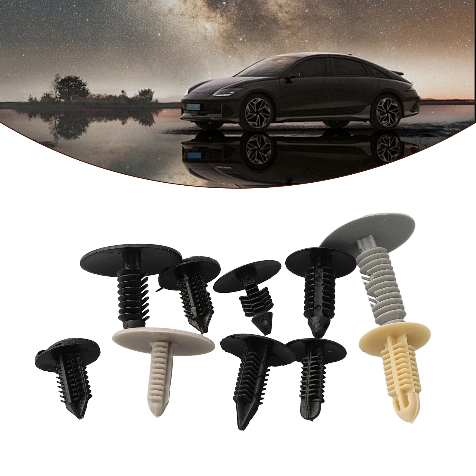 

Door Cards Rivet Engine Covers Fastener Fender Hold Carpet Landing Panels Plastic Universal Wheel Arch Linings
