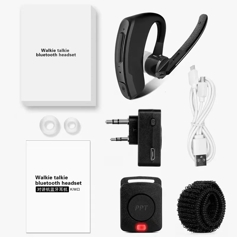 new-for-baofeng-uv-82-uv-16-888s-walkie-talkie-two-way-radio-moto-bike-handsfree-bluetooth-ptt-earpiece-wireless-headphone