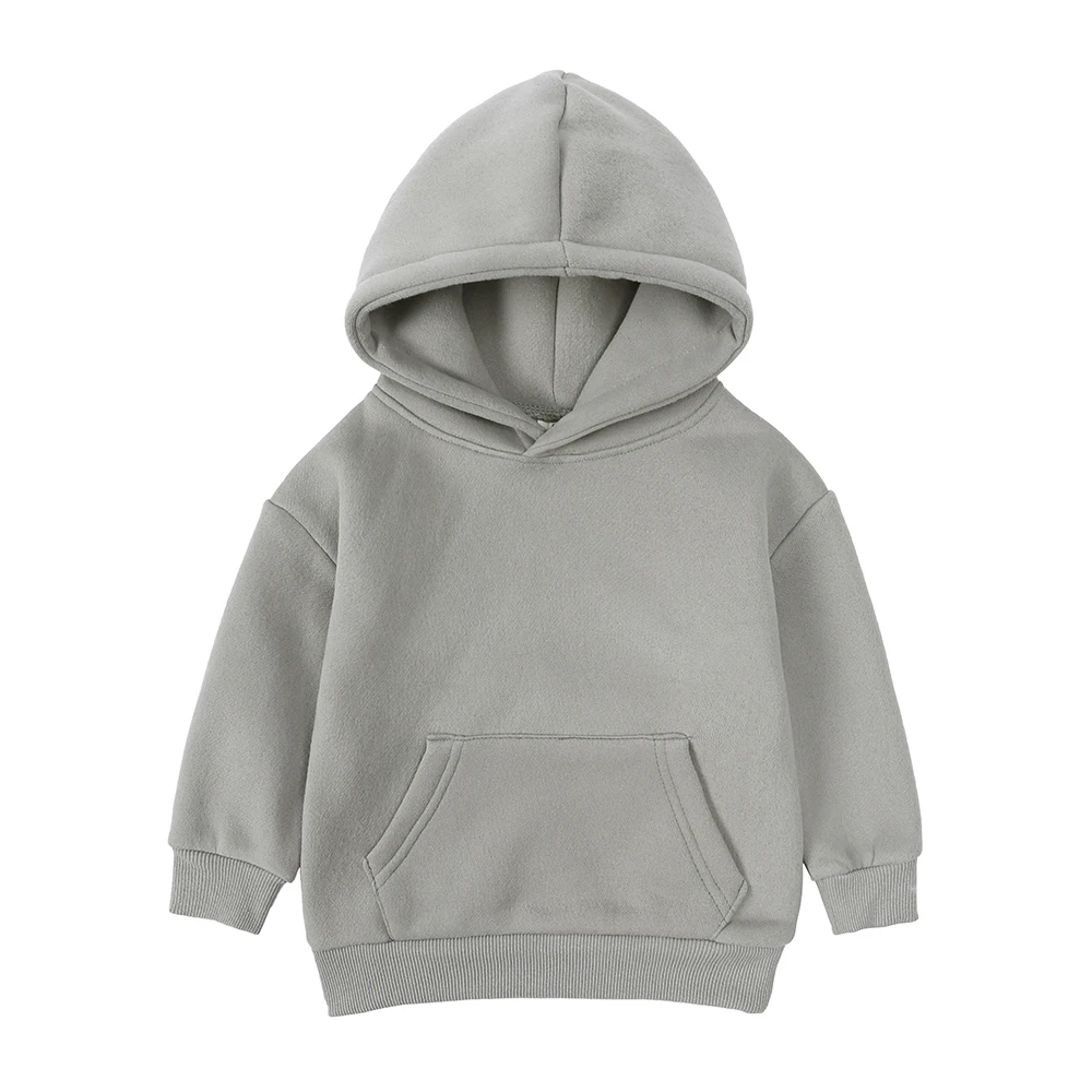 1-13T Winter Kinder Jungen Mädchen Kleidung Sets Verdicken Fleece Warme Sweatsuits Kinder Hoodies + Jogginghose 2Pcs kleinkind Outfits – Detail 5
