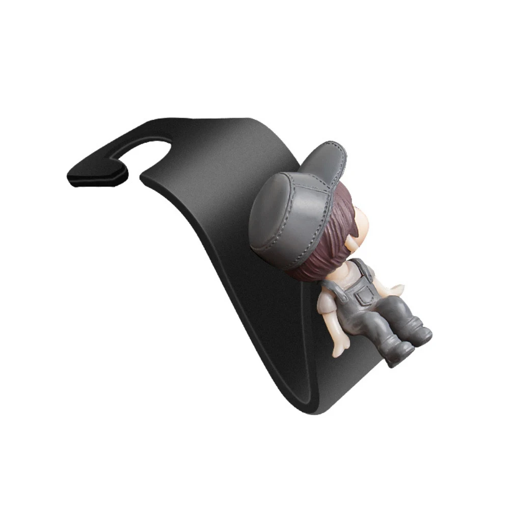 Kissing Lovers Storage Hanger Durable Cute Car Seat Back Hook Headrest Backrest Cloth Storage Holder Clip Rack Auto Accessories