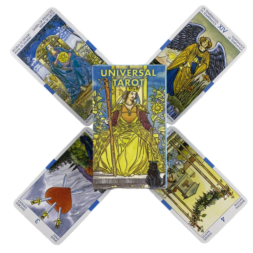 Universal Rider Tarot Cards A 78 Deck Oracle English Visions Divination Edition Borad Playing Games 3