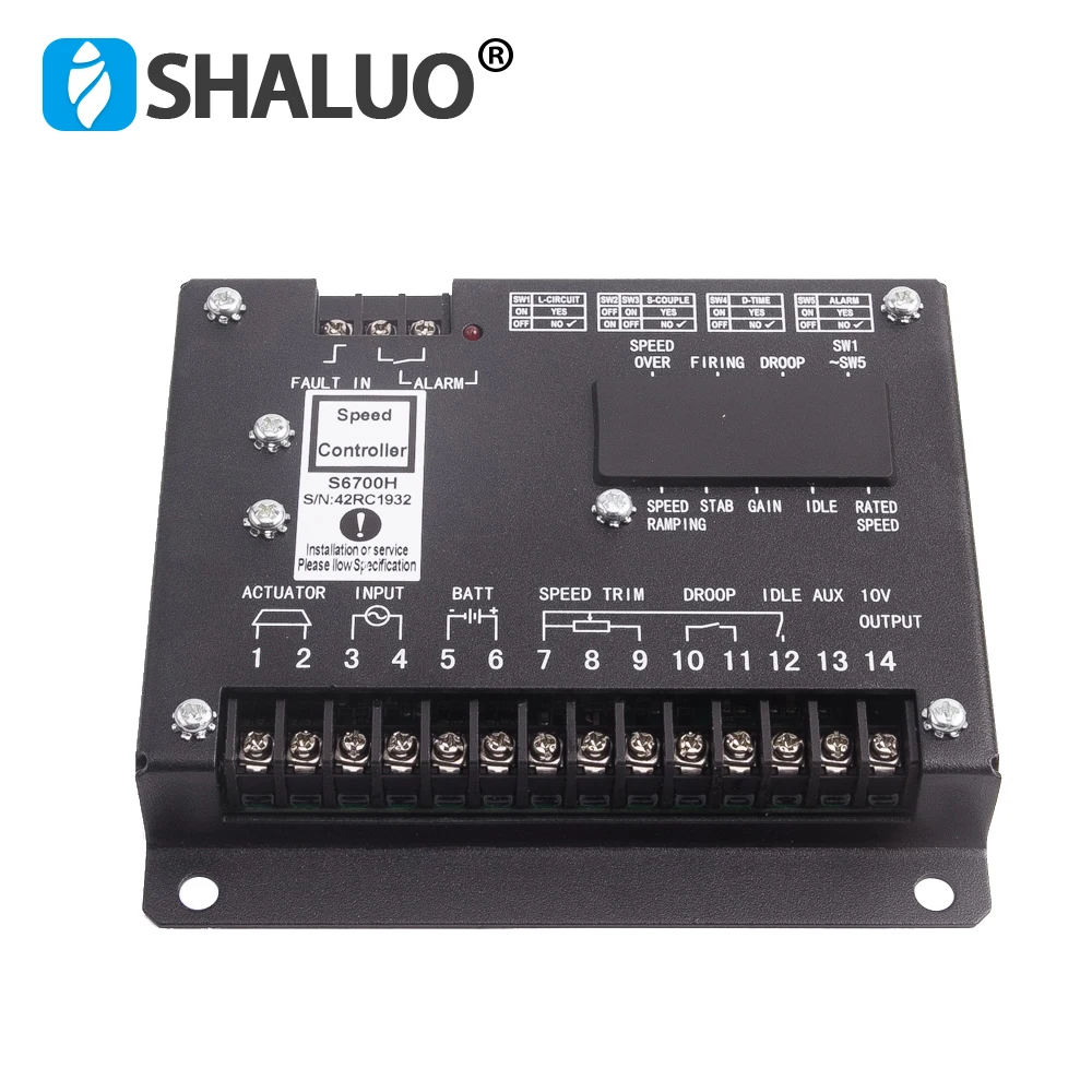 

DC24V S6700H S6700E Diesel Generator Engine Speed Controller Governor Actuator Control Module Motor Panel Power Generator Parts