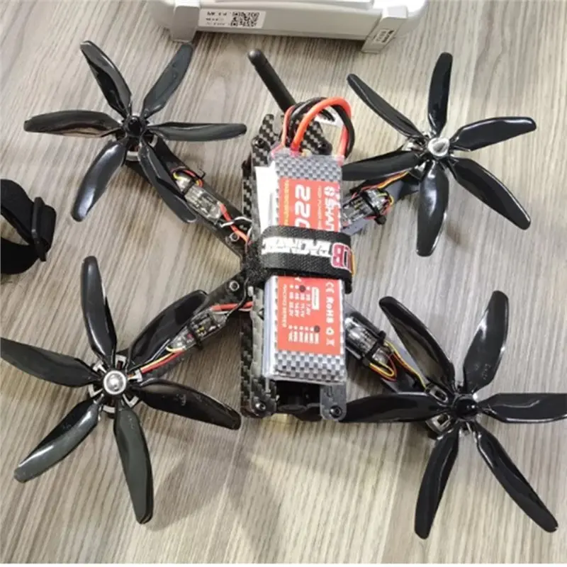 PHILE-FPV 쿼드콥터 레이싱 드론 호환 5인치 5X4x6 6블레이드 CW CCW 프로펠러 블레이드 5쌍/로트 504060