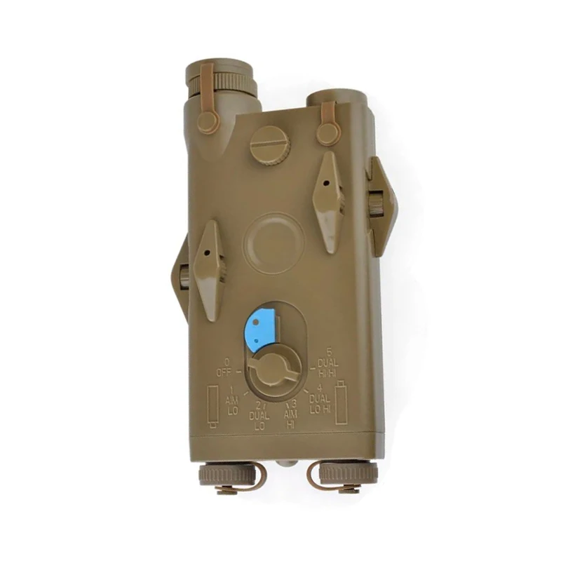 Tactical Flashlight Rail Tactical Airsoft Flashlight AN/PEQ-2 Laser Battery Case Red Laser Version No Function PEQ Box