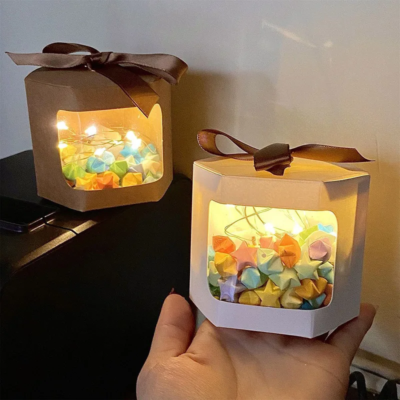 Kraft Gift Boxes with Window Homemade Soap Box for Jewelry Candy Wrapping Chocolate Dis... - SKU KGBW0922 - UGI Packaging