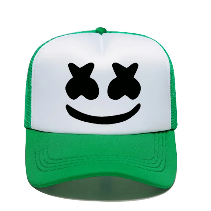 DJ Music Dance Decorative Marshmello Baseball Caps Sun Protection Hats For Men Women