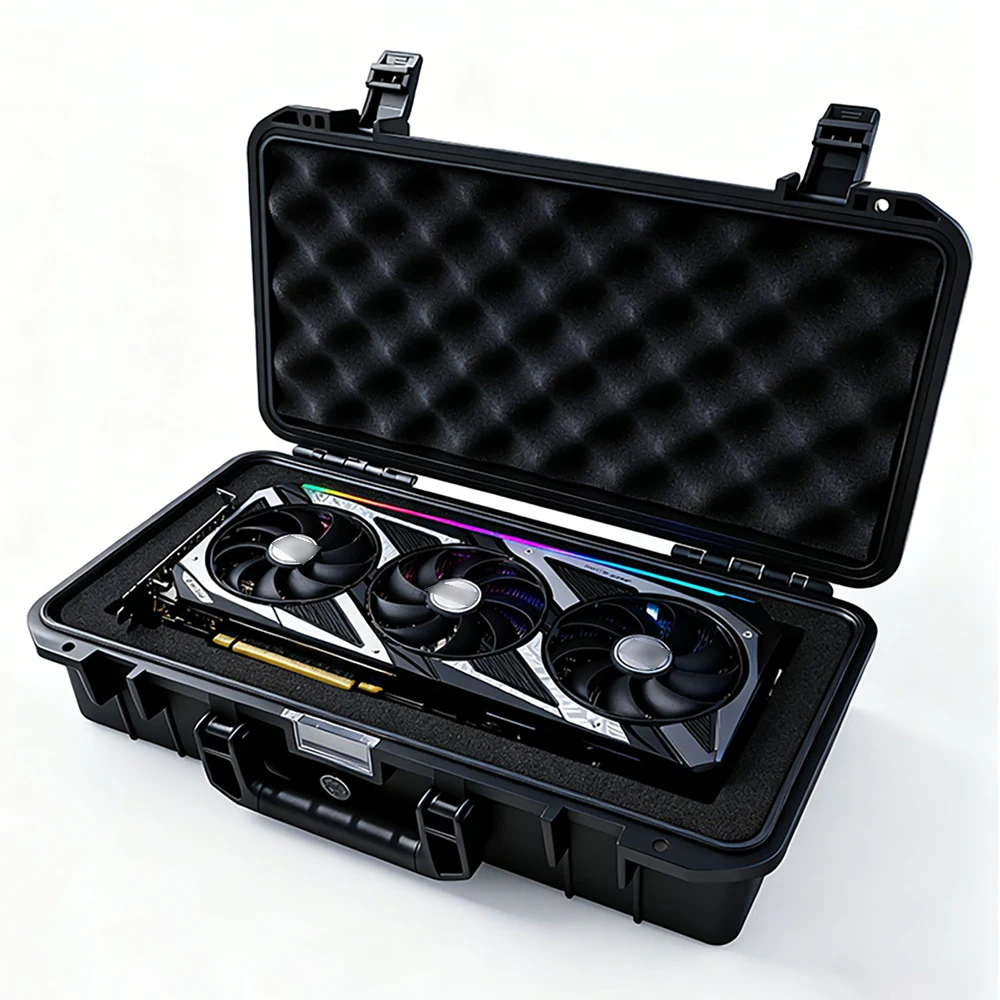 ASUS RTX3060 RTX3070 RTX3080 RTX3090 RTX4060 RTX4070 그래픽 보관 가방 하드 보호 박스 그래픽 카드 휴대용 케이스