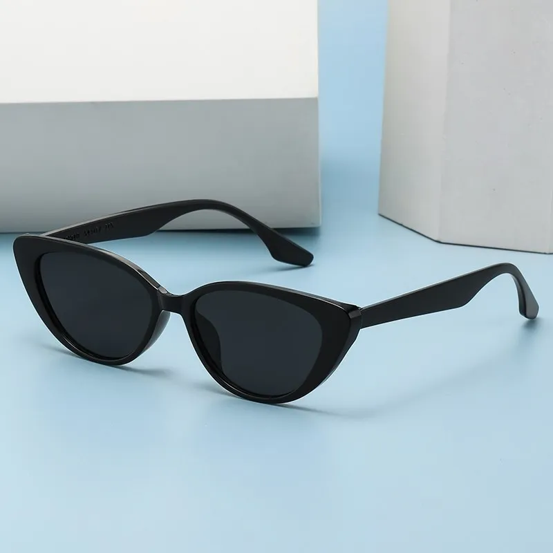 

Солнцезащитные очки «кошачий глаз» женские, винтажные брендовые дизайнерские квадратные солнечные очки с защитой UV400, с антибликовым покрытием