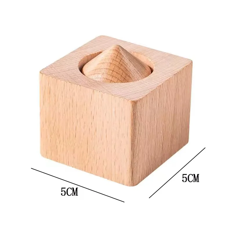 마인드 게임 불가능한 나무 블록, 원통에서 블록을 꺼내기, 성인 청소년 두뇌 티저 데스크탑 소형 장식품