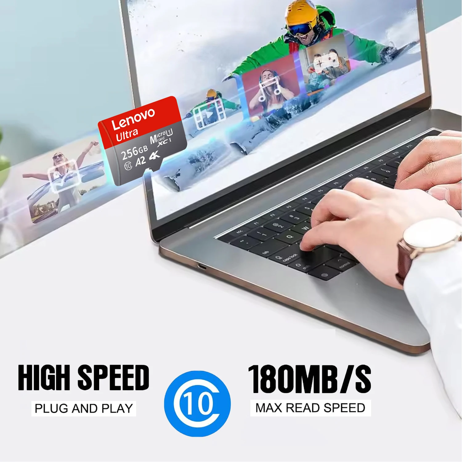 Lenovo Memory Card 1TB High Speed Cartao De Memoria 128GB Micro SD Card 512GB 256GB Class 10 TF Flash Card For Phone Tablet UAV