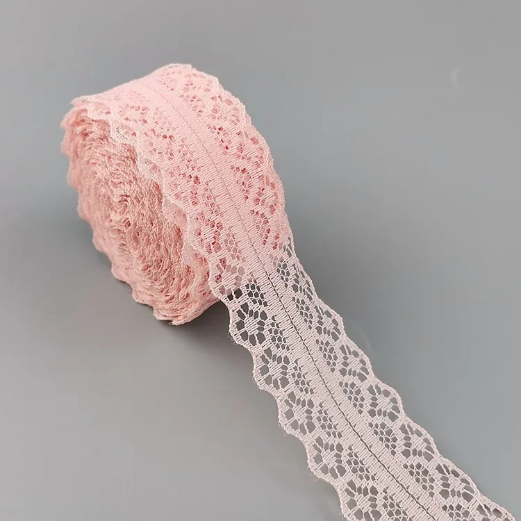 30mm Lace Peach Pink