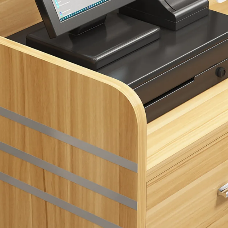 Money Cash Counter Outdoor Small Simple Modern Hair Salon Store Milk Tea Register Reception Desk Table For Aesthetics Shop Bar