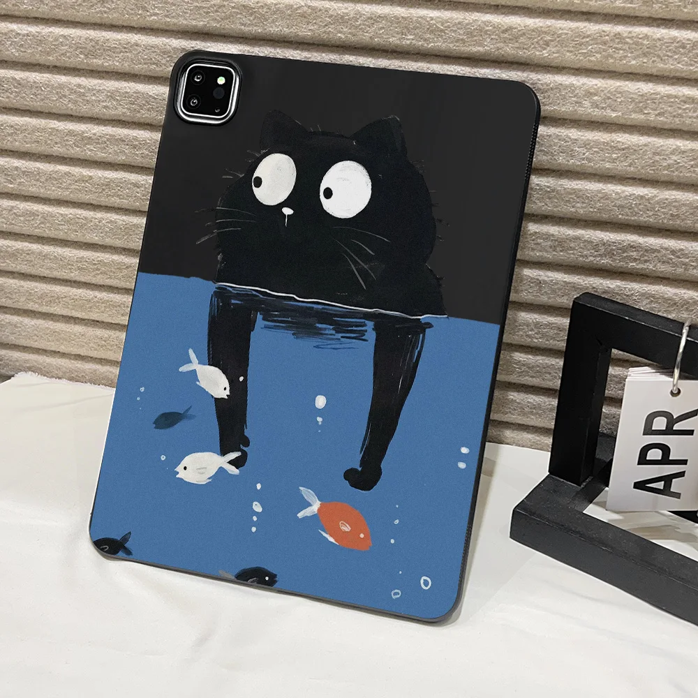 Frosted Tablet Case with Cat Lover Aesthetic - Exclusive Design & Premium Protection