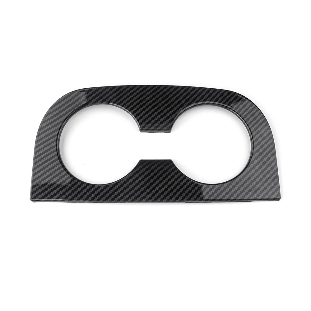 

1 PCS Carbon Fiber Style ABS Water Cup Holder Frame Cover Trim For Hyundai Staria 2021 2022 2023