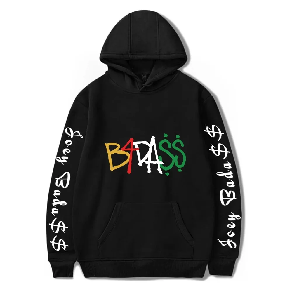 

Joey Bada $ $$ Hip-Hop Graphic Hoodie, Spring Cartoon Print, Casual Harajuku Cool Streetwear, Unisex Tops