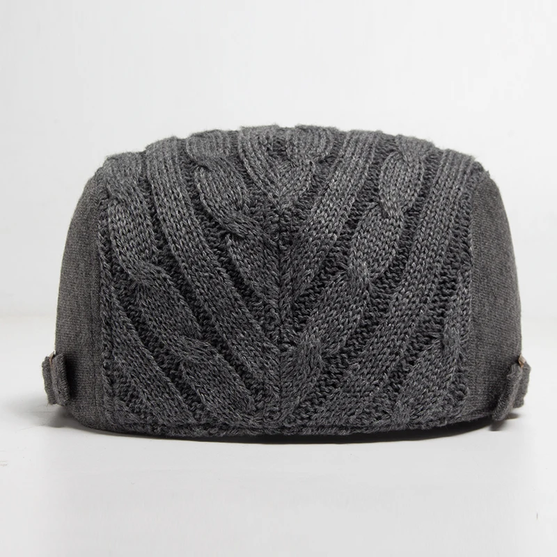Beret Hat New Men Woman Beret Autumn Winter Knitted Berets Newsboy Cap Casual Hat