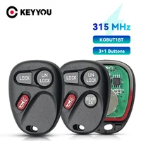 Keyyou KOBUT1BT กุญแจ mobil REMOTE CONTROL 315MHz 3ปุ่มสำหรับ Chevrolet ชานเมือง Tahoe Silverado S10 GMC ชานเมือง Sierra Sonoma