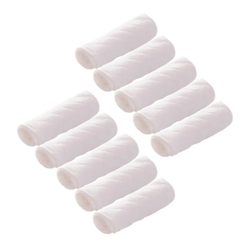 2/5/10Pcs Baby Diapers Reusable Washable Cotton Diaper Ecological Nappies Insert Cotton Cloth Breathable Absorbent Cloth Diapers - 6