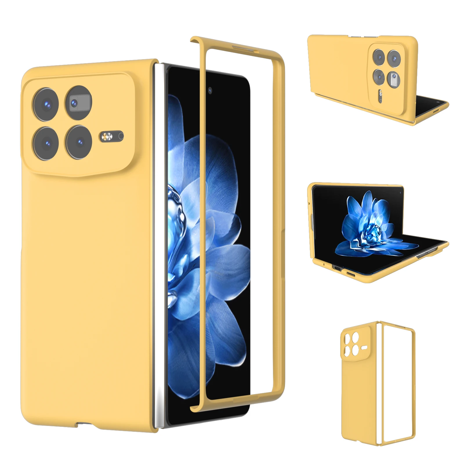 Ultra-Thin Skin Feel Hard Case - Anti-Fouling, Comfortable Grip, Super Slim Folding Protective Cover